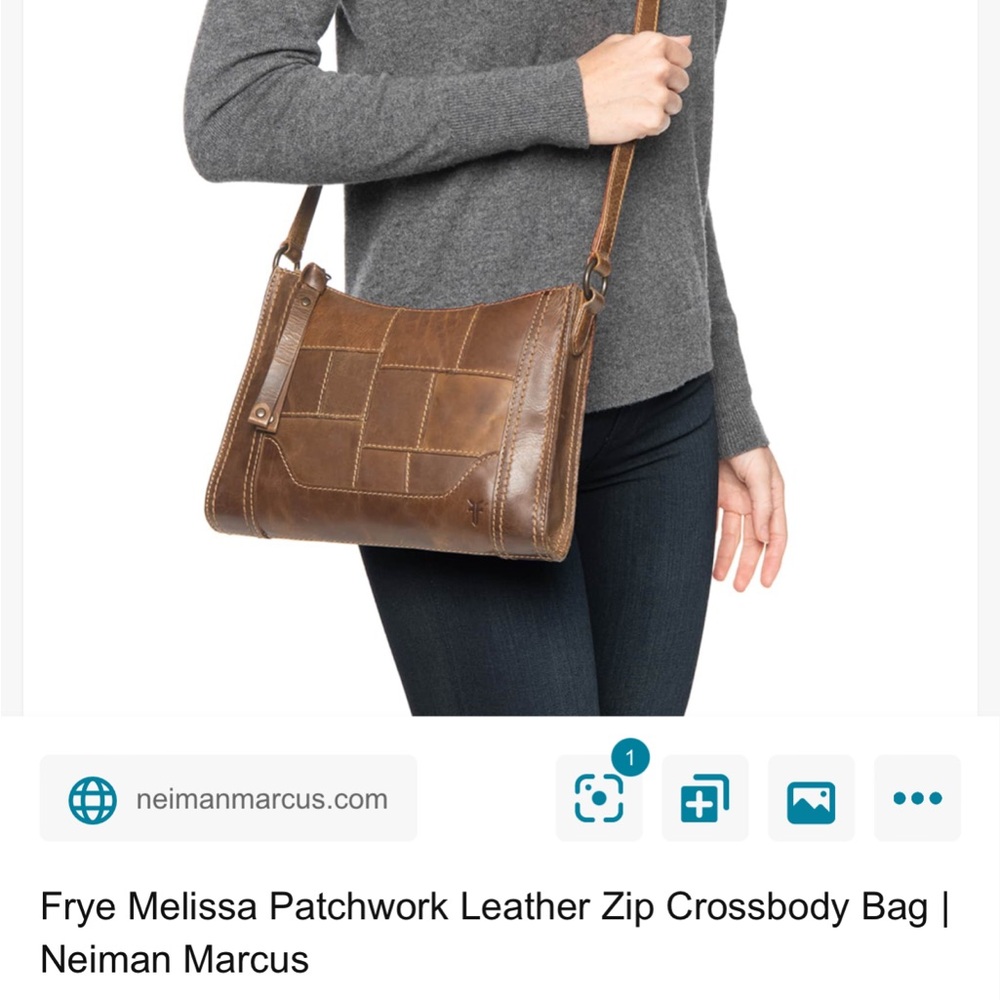 Frye Melissa Leather Patchwork Purse - image 3